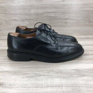 Allen Edmonds Derby Oxfords Mens 9.5D Hillcrest Black Leather Lace Up Dress Shoe